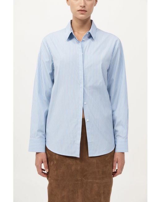 St. Agni Blue Classic Shirt
