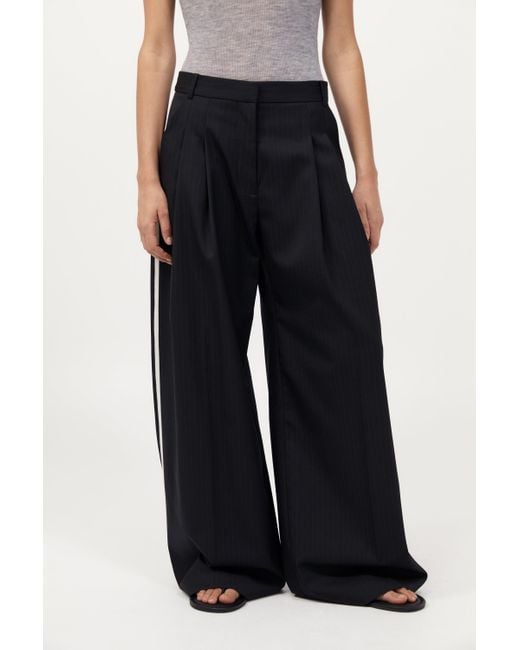 St. Agni Blue Side Stripe Homme Pant