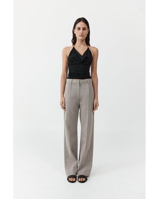 St. Agni Multicolor Classic Pintuck Pants