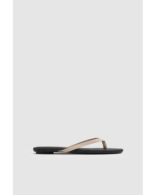 St. Agni Multicolor Suede Woven Flip Flop