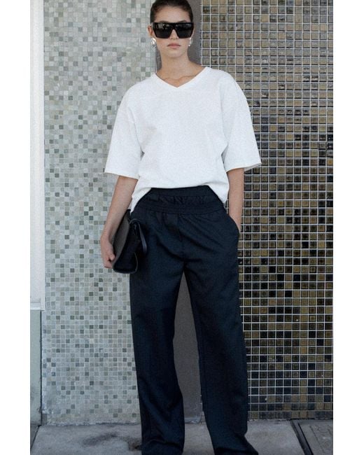 St. Agni White Organic Cotton Match Tee