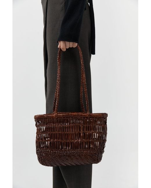 St. Agni Black Textured Petit Bagu