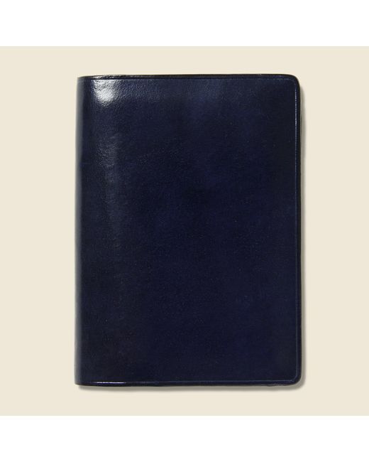 Il Bussetto Blue Bi-fold Card Case - Navy for men
