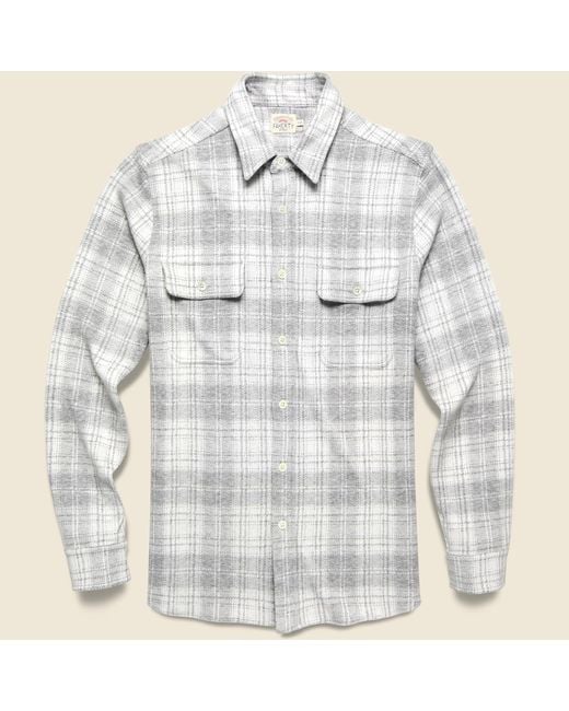 Faherty Flannel Legend Sweater Shirt Winter Clouds Plaid for Men Lyst