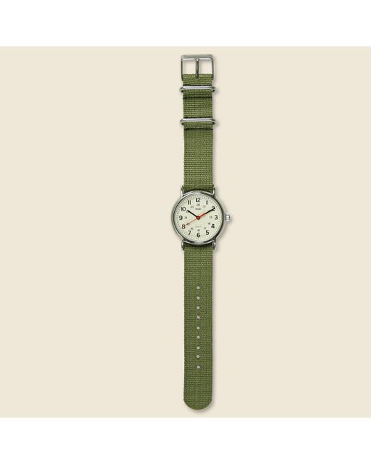 timex weekender green
