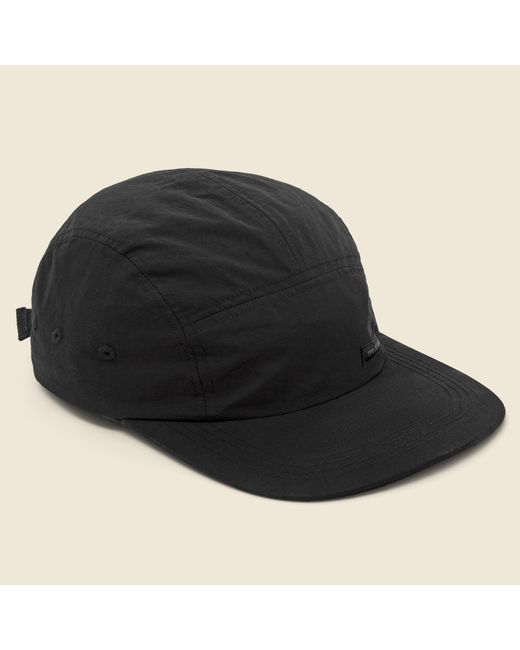 Topo Synthetic Nylon Camp Hat - Black 