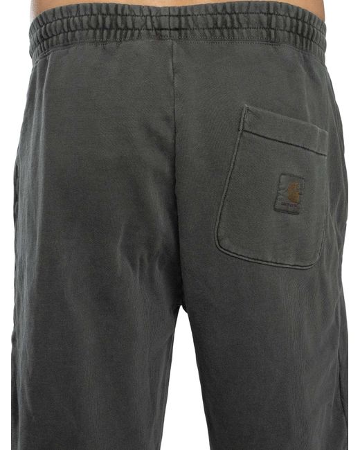 Carhartt Black Nelson Sweat Shorts for men