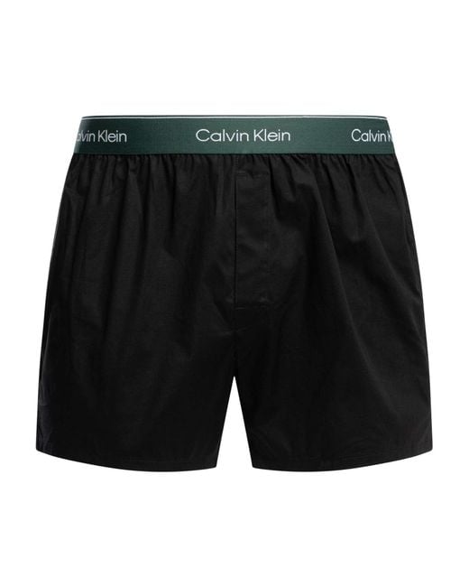 Calvin Klein Black 3 Pack Icon Slim Boxers for men