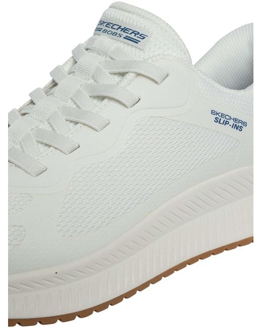 Skechers White Slip-ins Bobs Sport Squad Chaos 4 Trainers for men