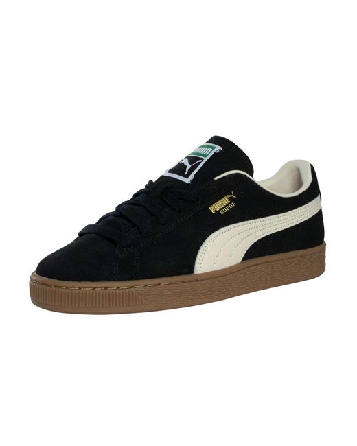 PUMA Black Suede Terrace Trainers for men