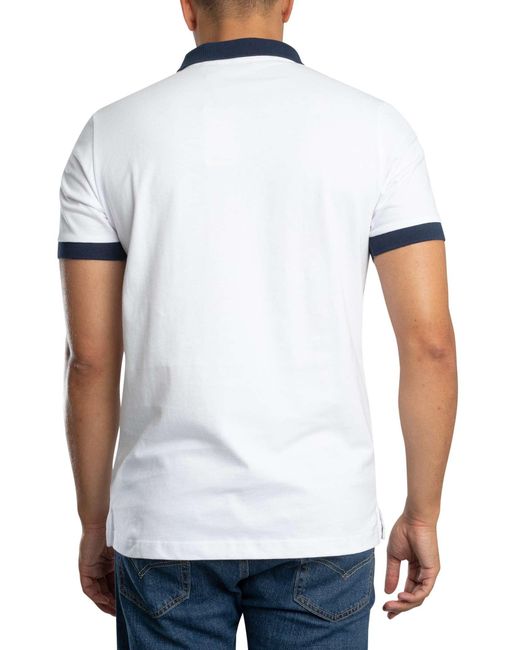 Ellesse White Lessepsia Polo Shirt for men