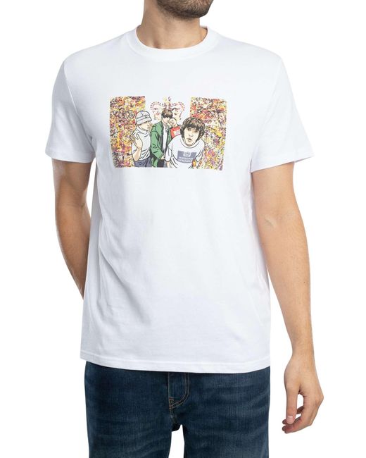 Weekend Offender White Number 5 Graphic T-shirt for men