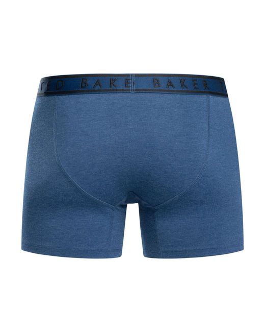 Ted Baker Blue 3 Pack Boxer Briefs for men
