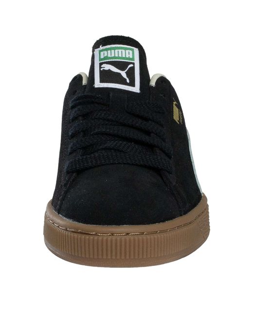 PUMA Black Suede Terrace Trainers for men