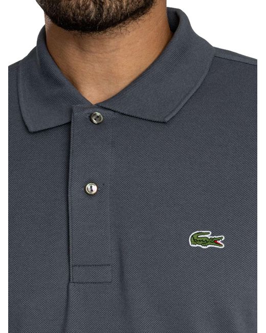 Lacoste Blue Logo Polo Shirt for men