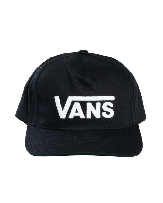 Vans Black Drop V Logo Cap for men