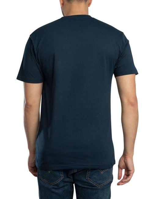 Vans Blue Classic Logo T-shirt for men