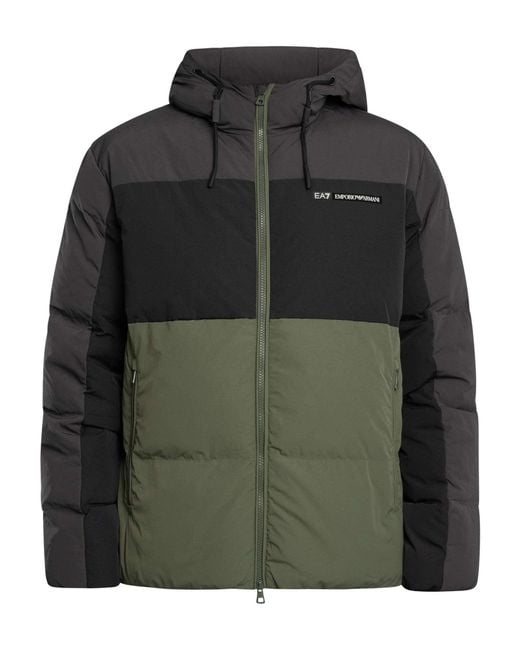 EA7 Gray Train Athletic Colour Block Jacket for men
