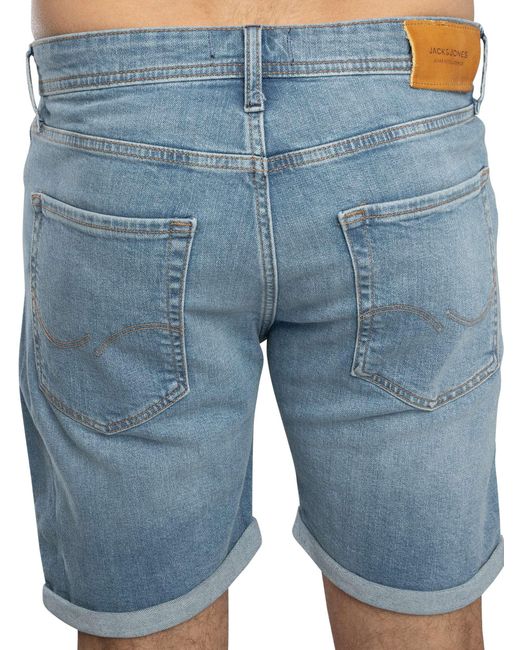 Jack & Jones Blue Rick Original Denim Shorts for men