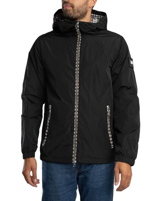 Weekend Offender Black Campania Check Jacket for men