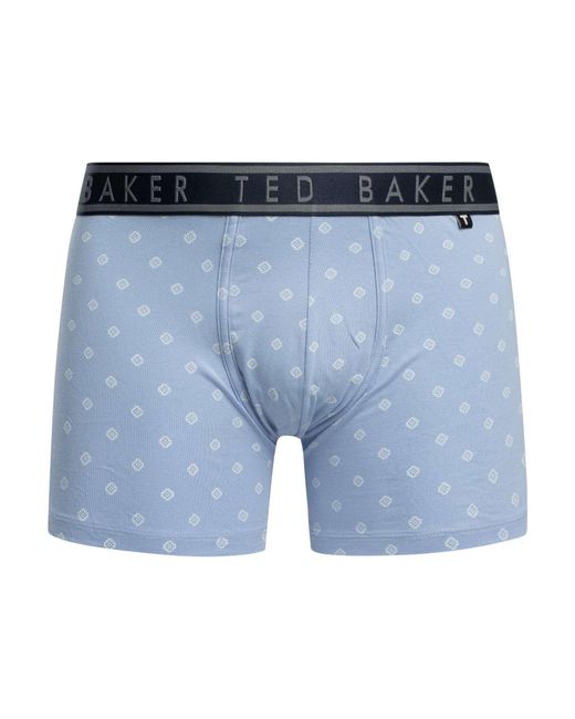 Ted Baker Blue 3 Pack Boxer Briefs for men