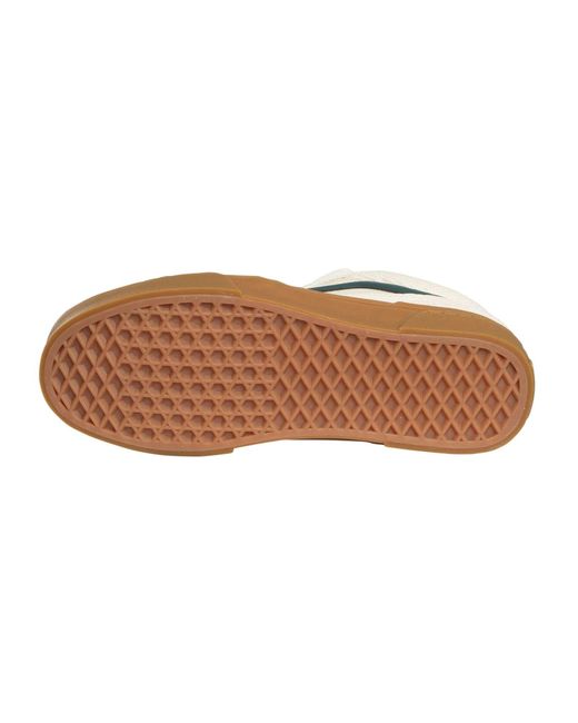 Vans White Caldrone Suede Trainers for men