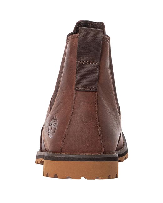 Timberland Brown Attleboro Chelsea Boots for men
