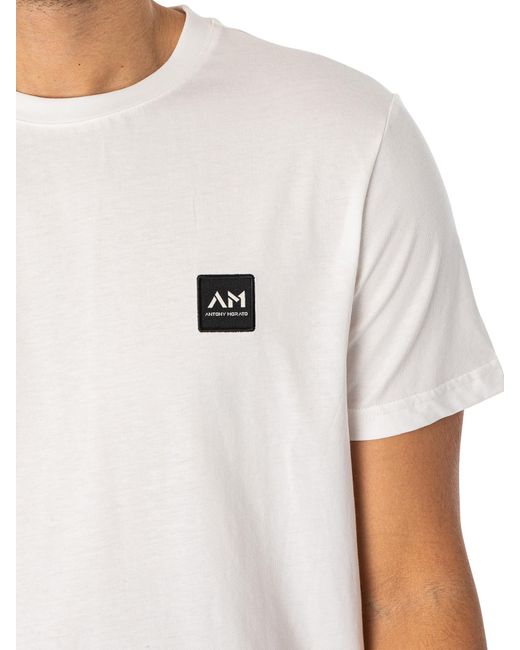 Antony Morato White Seattle Box Logo T-shirt for men