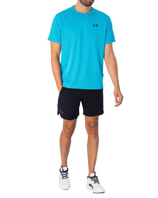 Under Armour Blue Vanish Woven Sweat Shorts for men