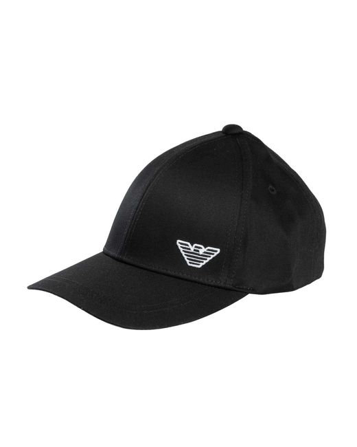 Emporio Armani Black Logo Baseball Cap for men
