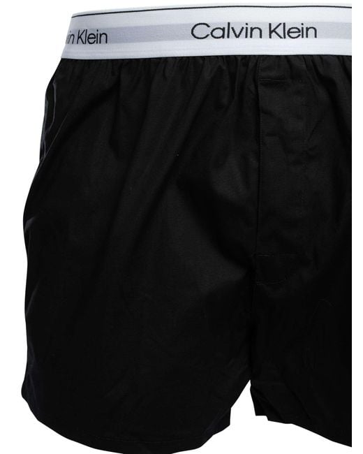 Calvin Klein Black 3 Pack Icon Slim Boxers for men