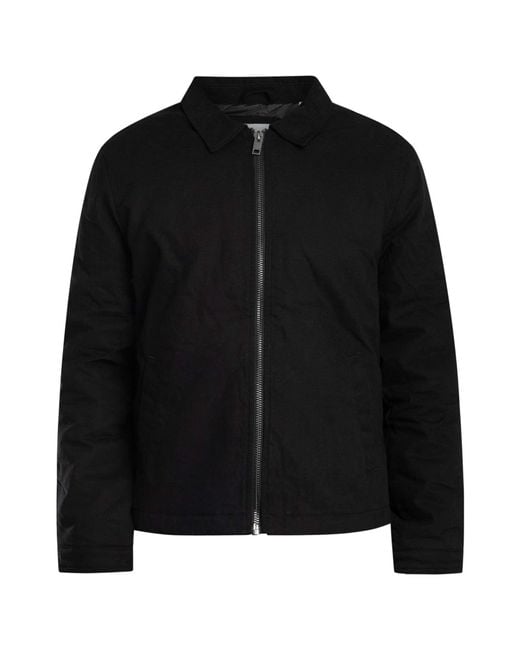 Jack & Jones Black Dover Worker Jacket for men