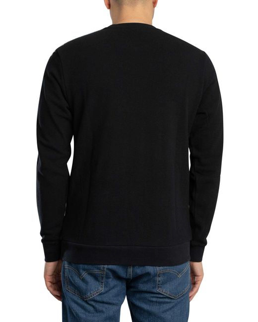 Sergio Tacchini Black Delman Sweatshirt for men