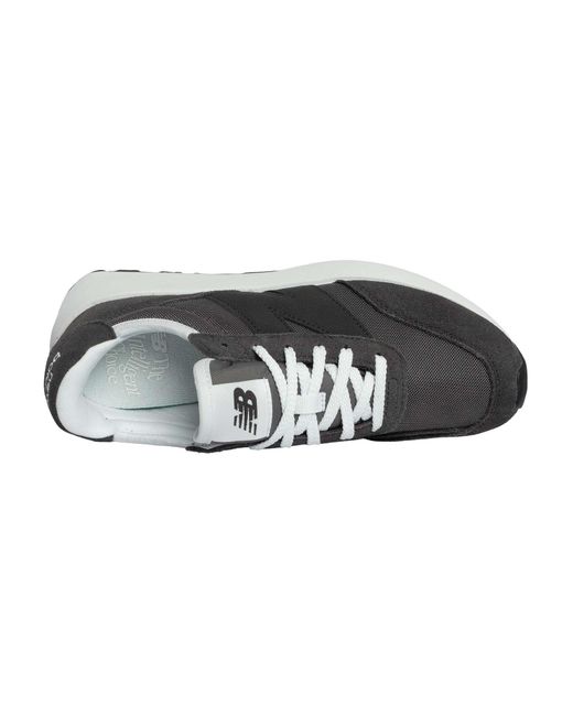 New Balance Gray 370 Mesh Trainers for men