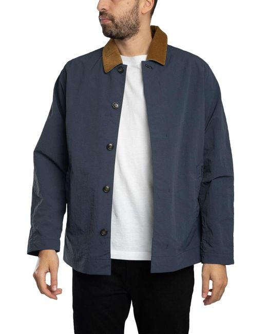 Barbour Blue Short Rokig Showerproof Jacket for men