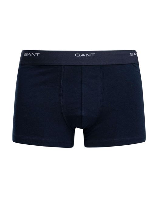 Gant Blue 3 Pack Core Trunks for men