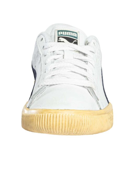 PUMA Multicolor Clyde Vintage Leather Trainers for men
