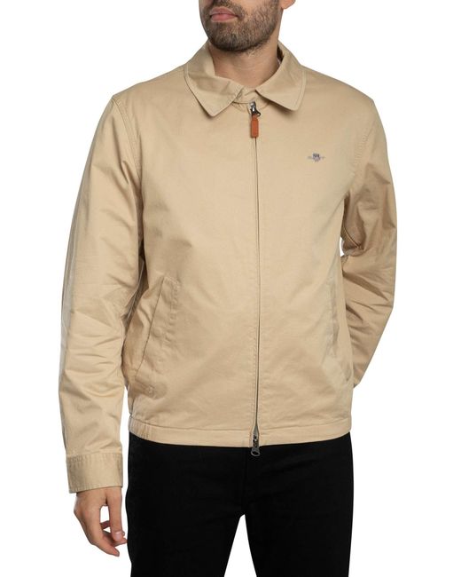 Gant Natural Cotton Windcheater Jacket for men