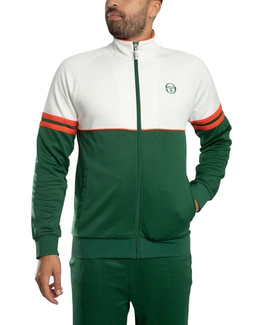 Sergio Tacchini Green Orion Track Jacket for men