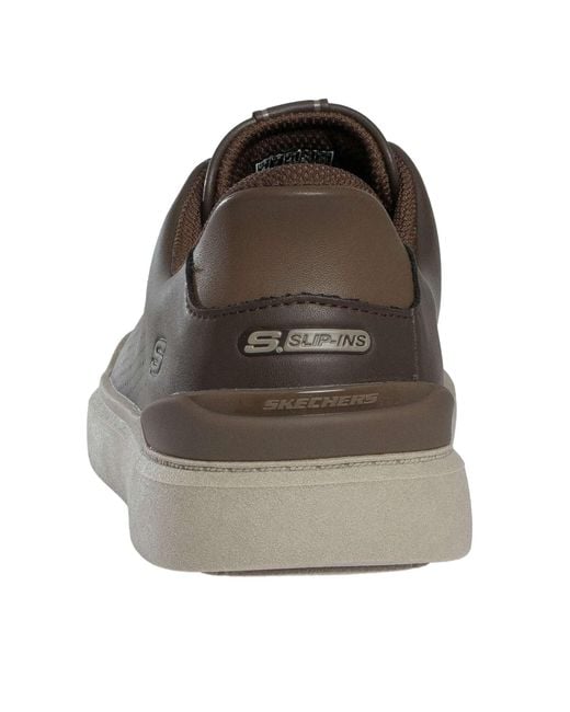 Skechers Brown Slip-ins Owen Connell Trainers for men