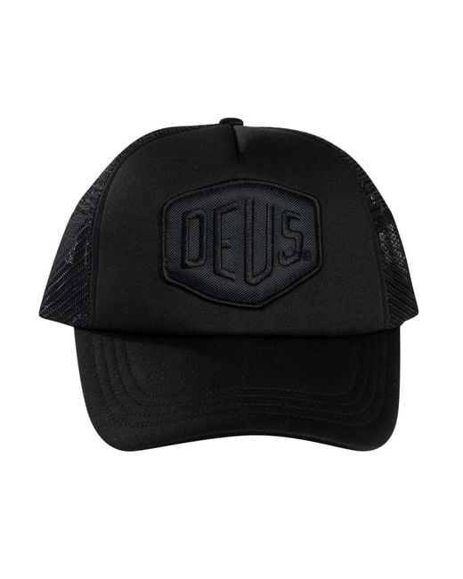 Deus Ex Machina Black Baylands Trucker Cap for men