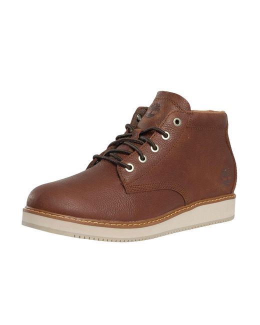 Timberland Brown Redwood Edge Mid Lace Up Chukka Boot for men