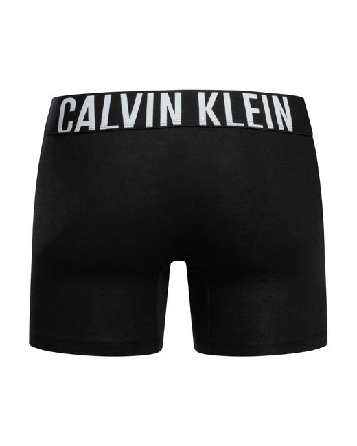 Calvin Klein Black 3 Pack Intense Power Boxer Briefs for men