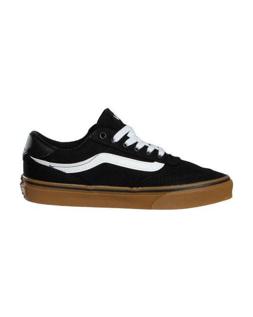 Vans Black Brooklyn Canvas Trainers for men