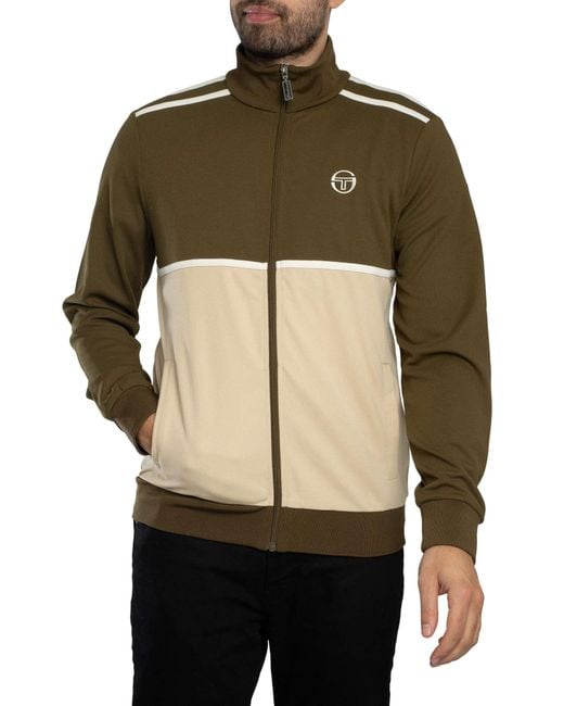 Sergio Tacchini Green Locchi Track Jacket for men