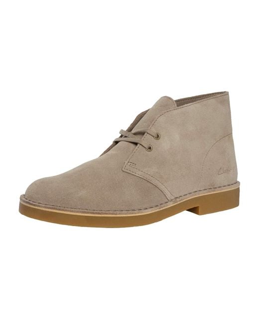 Clarks Natural Desert Evo Suede Boots for men