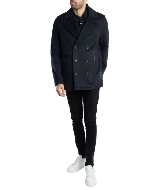 Ted Baker Blue Aldovie Peacoat Jacket for men