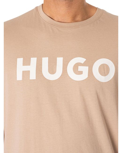 HUGO Blue Dulivio Graphic T-shirt for men