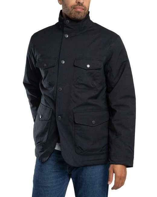 Barbour Blue Winter Ogston Waterproof Jacket for men