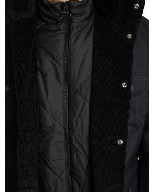 Barbour Blue Winter Ogston Waterproof Jacket for men